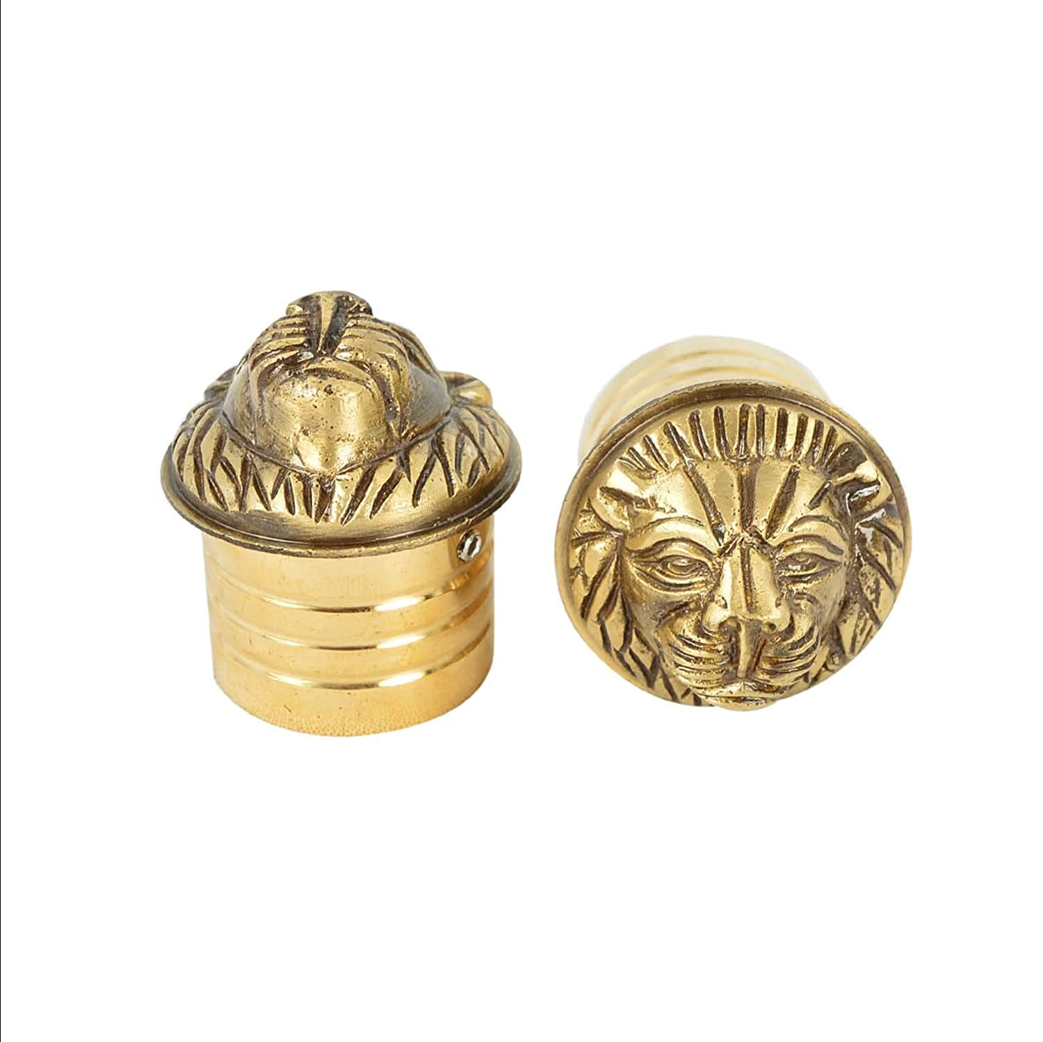 Speedwav- Brass Lion Face Design Handle Weight for RE Classic Chrome, Electra,Standard,Thunderbird 350, 500 cc SNASIN761-image-29