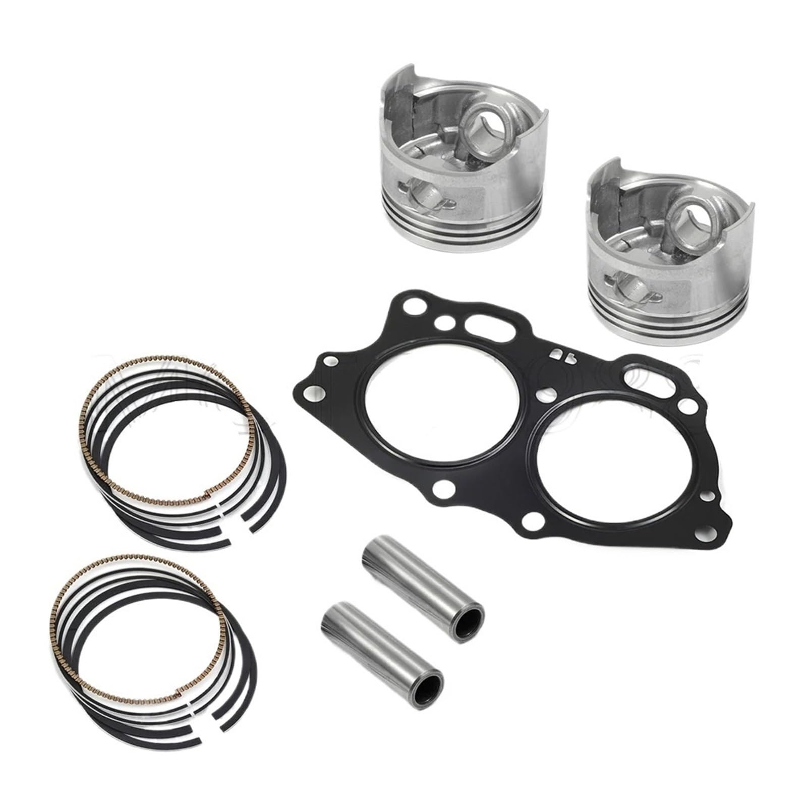 Compatible Con Fuji Robin 295cc EH29C carrito Compatible golf MIC 91-02 Sello de admisión Retenedores resorte escape válvulas Grupo de cilindros Pistón Kit