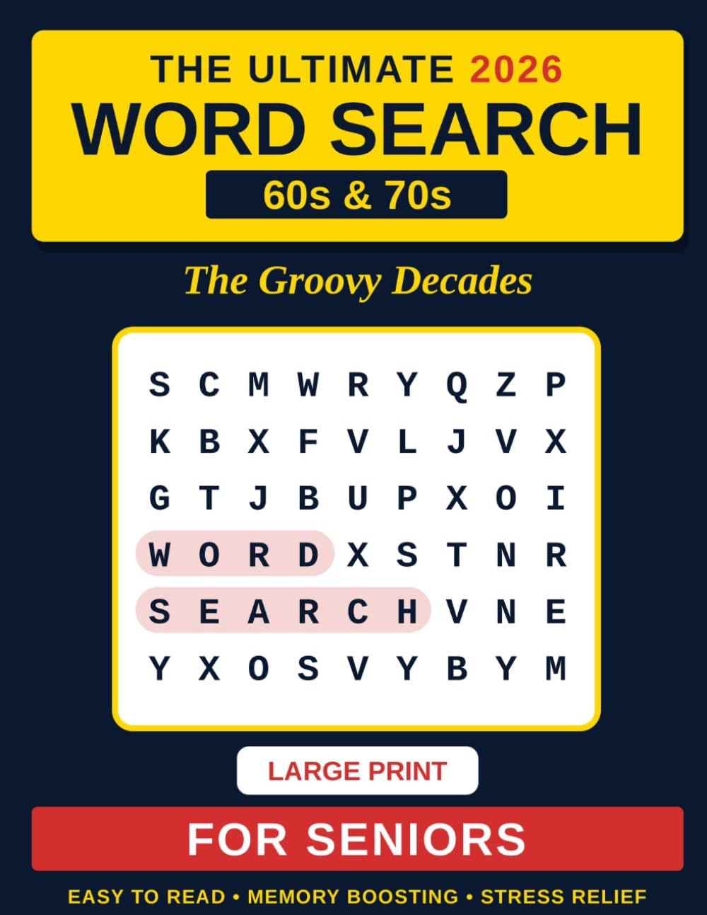 THE ULTIMATE 2026 WORD SEARCH 60s & 70s: The Groovy Decades