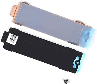 M.2 2280 NVMe SSD Heatsink Hard Drive Cover Heat Shield C99KM 0C99KM for 2021 Dell Alienware x17 R1 R2 Gaming Laptop, Alienware x17 SSD Thermal Pad Plate Thermal Bracket