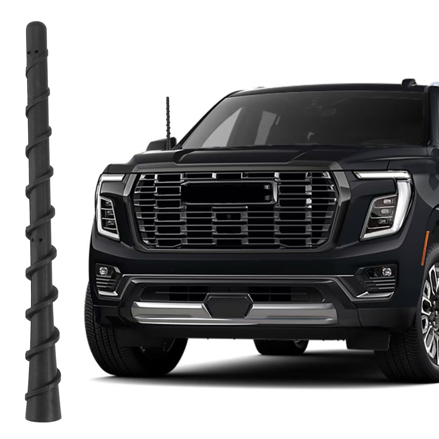 Erato Antenna 7 Inch Compatible with 1999-2025 Chevy Silverado GMC Sierra 1500 2500 3500 Truck Pickup Direct Replacement Antenna Rod for Enhanced AM/