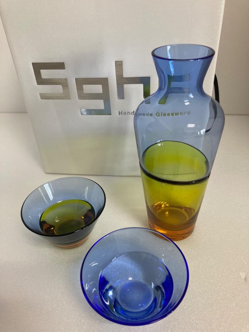 Sghr 透明ガラス花モチーフボウル 13センチ