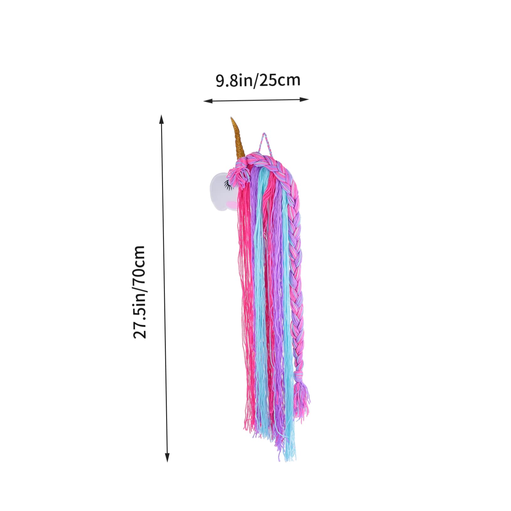 Cabilock Unicorn Headband Holder Clip Organizer Boys and Girls Hair Clip Holder Barrette Organizer for Girls