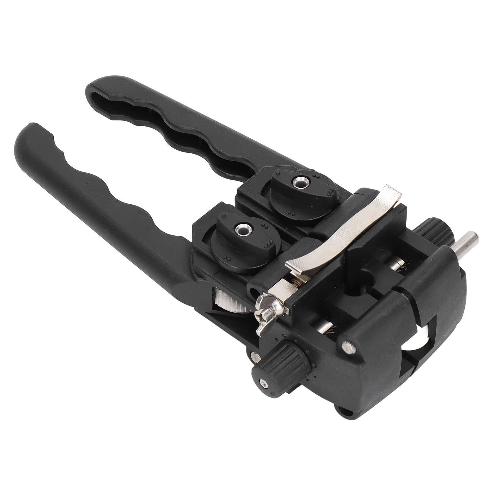Cocoarm Pelacables de Fibra óptica, Cuchillo Pelador de Cables de Plástico, Herramienta de Pelado Longitudinal y Transversal Ajustable de 2 Vías de 8 a 30 Mm para Técnicos e Instaladores de Cables