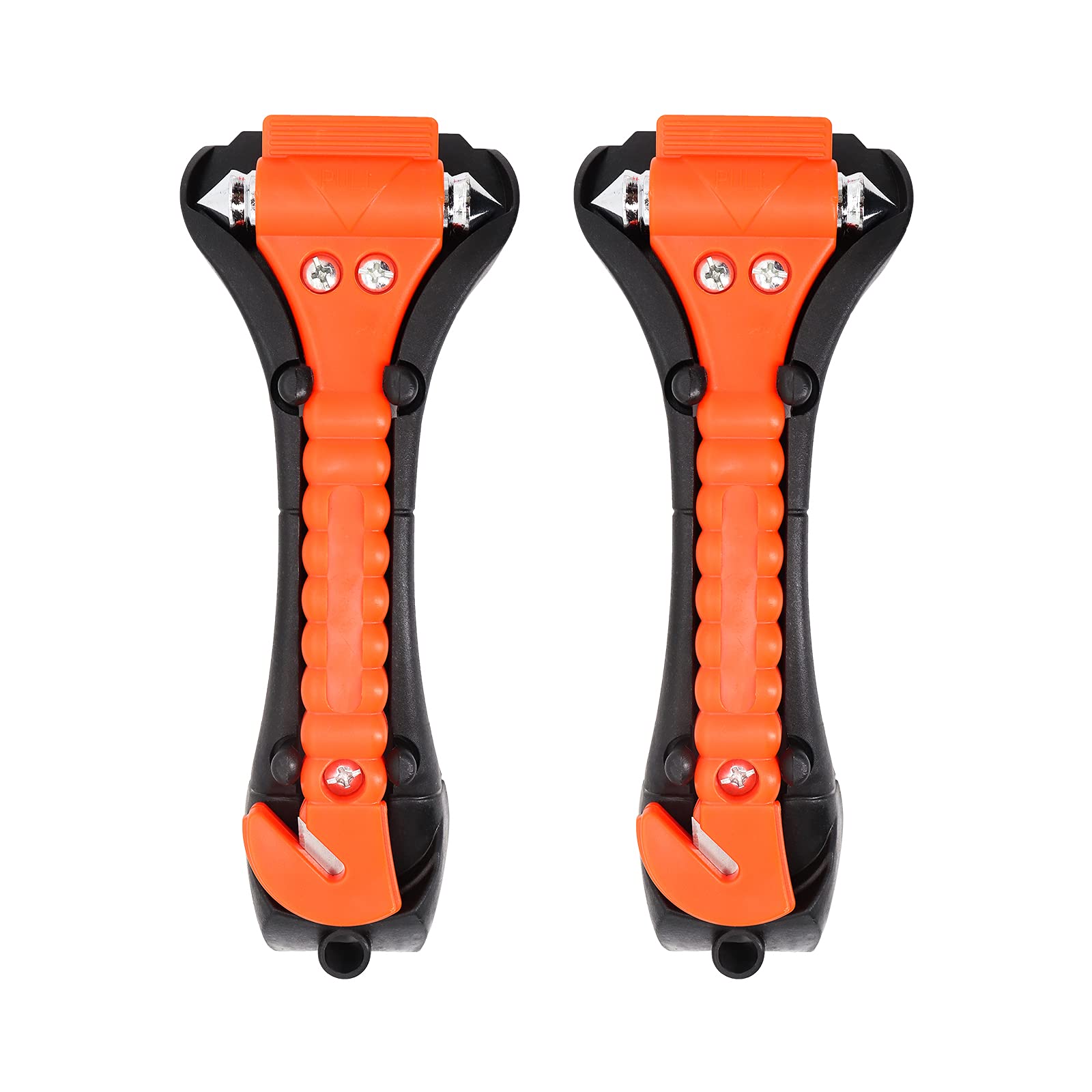 Premium Car Glass Breaker Safety Hammer - Emergency Escape Tool With Car Window Breaker And Seat Belt Cutter, Life Saving Survival Kit With Heavy Carbon Steel Points And Hardened Sharp (2-Pack - View #14