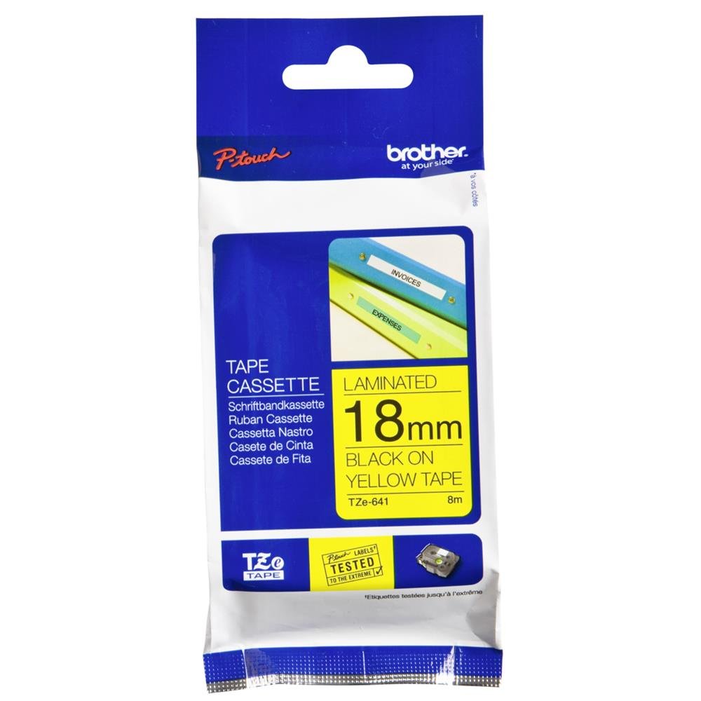 ANToNIO ページ Amazon.com: Brother P-Touch TZE 641 Black on Yellow 18mm x
