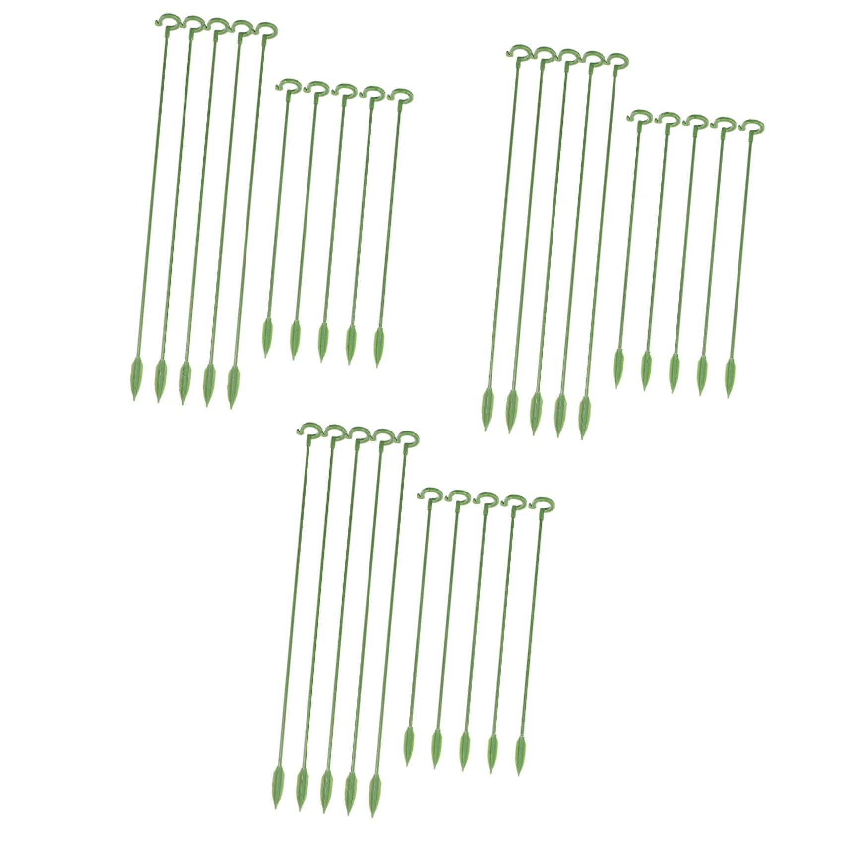 BESPORTBLE 60pièces Tuteurs De Support pour Plantes Succulentes Piquets pour Orchidées Et Fleurs Supports Fixes Résistants Aux Intempéries