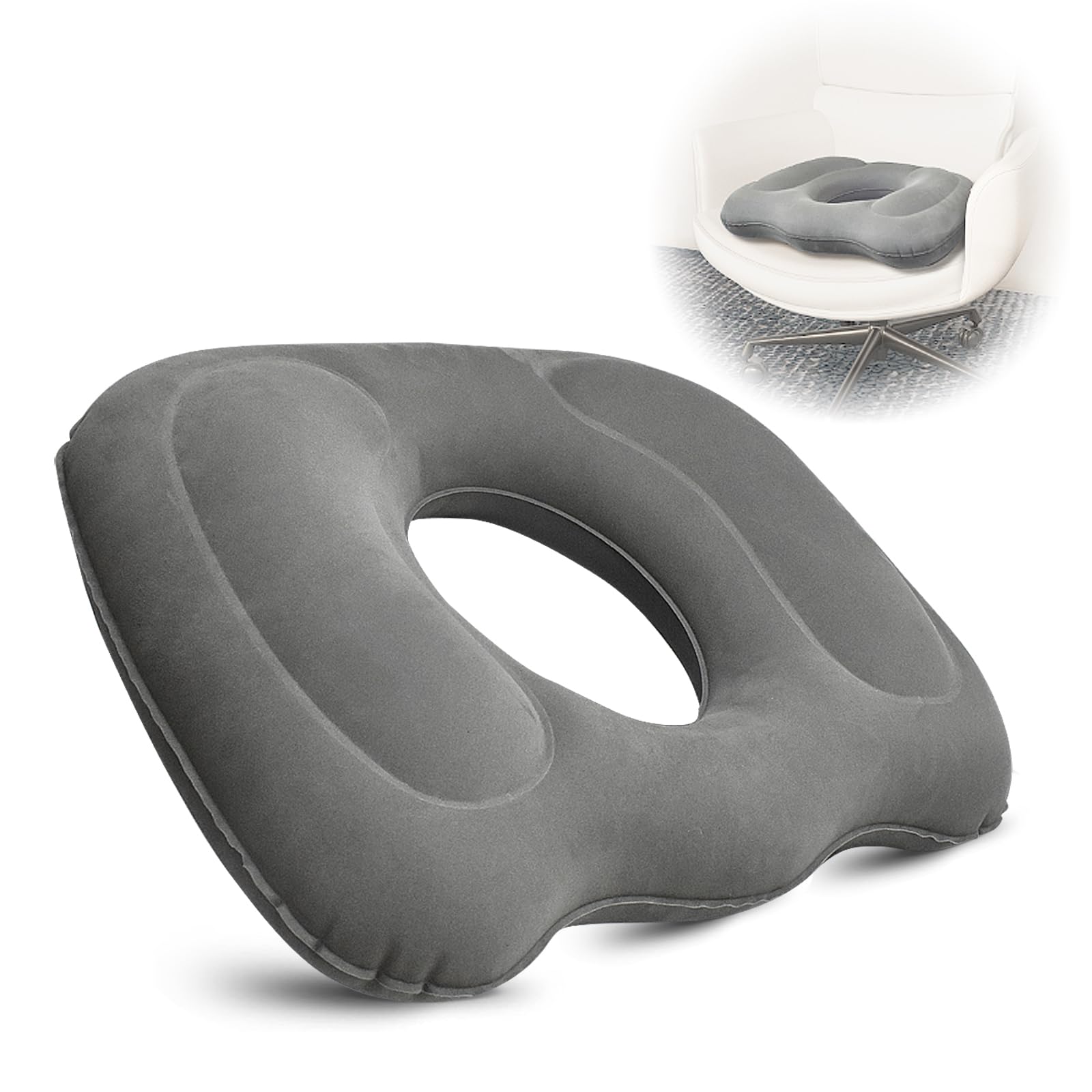 Amazon.com: Nevife Inflatable donut cushion for Tailbone Pain