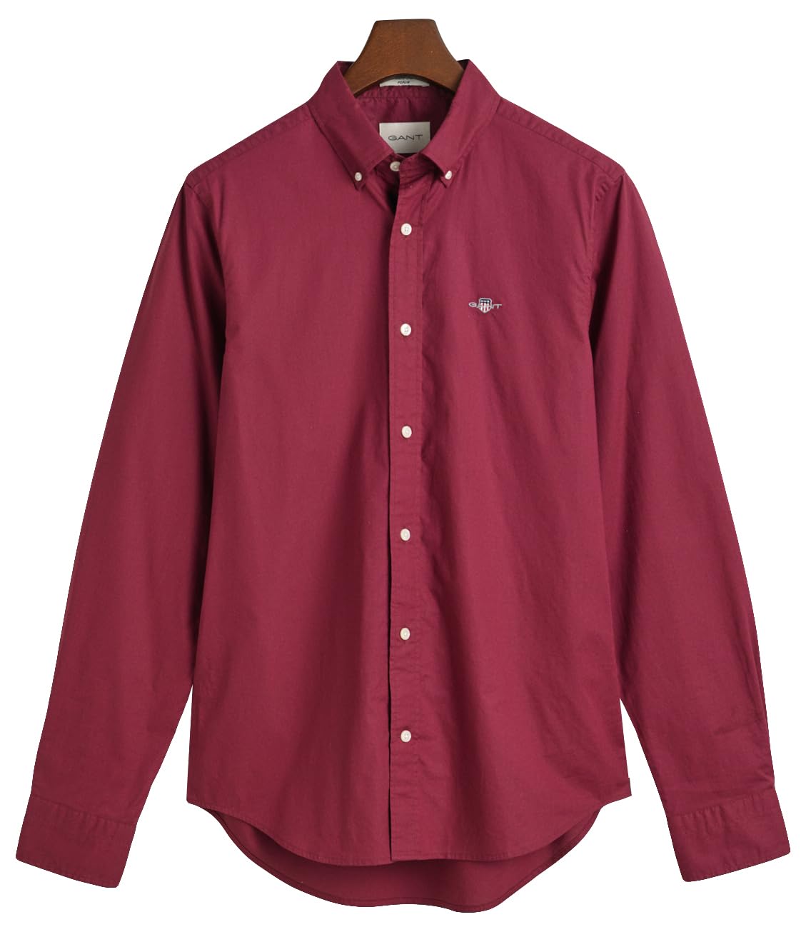 Gant Herren Slim Poplin Shirt Hemd SCHMALE Passform (1er Pack)