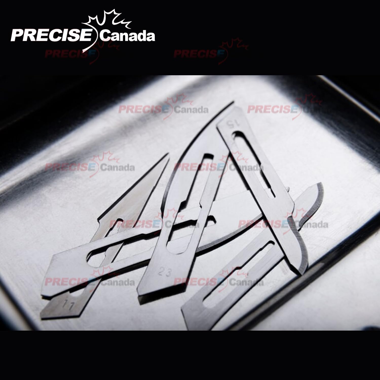 PC 100 Scalpel Blades # 11 with Free Handle # 7