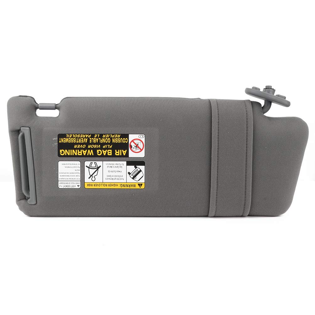 STAYTOP Sun Visors fit for 2005-2014 for Toyota for Tacoma Left Driver Side Automobile Sun Visor for Car Without Sunroof (Gray)