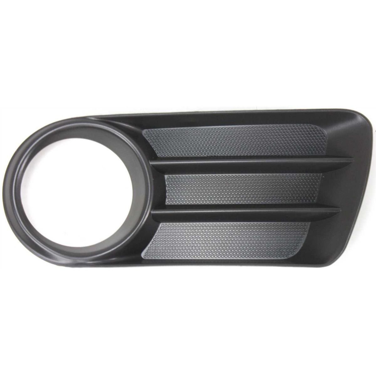 Front Left Driver and Right Passenger Side Pair Bumper Cover Fog Lamp Light Hole Bezel Insert Set of 2 Replacement for 2002-2005 Ford Explorer Black Textured Plastic FO1036105 FO1036106 1L2Z17K946BAA