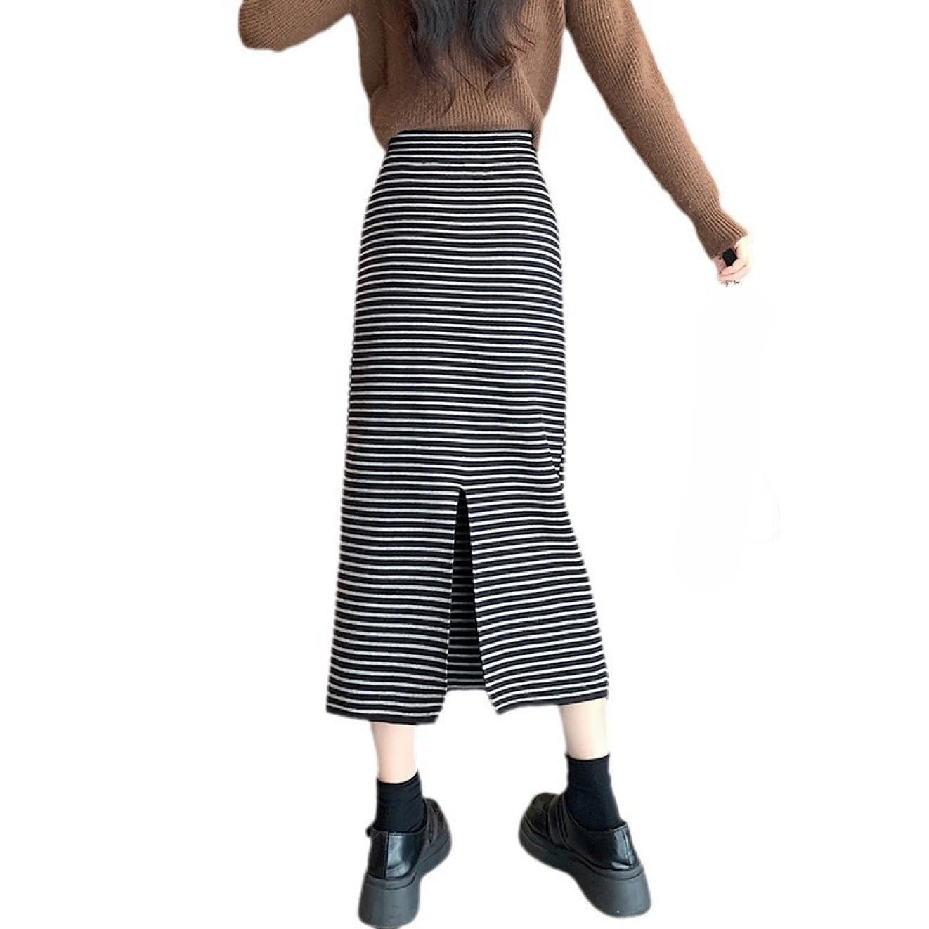 Amazon.co.jp: [AORKU] ボーダースカート M レディース 可愛い