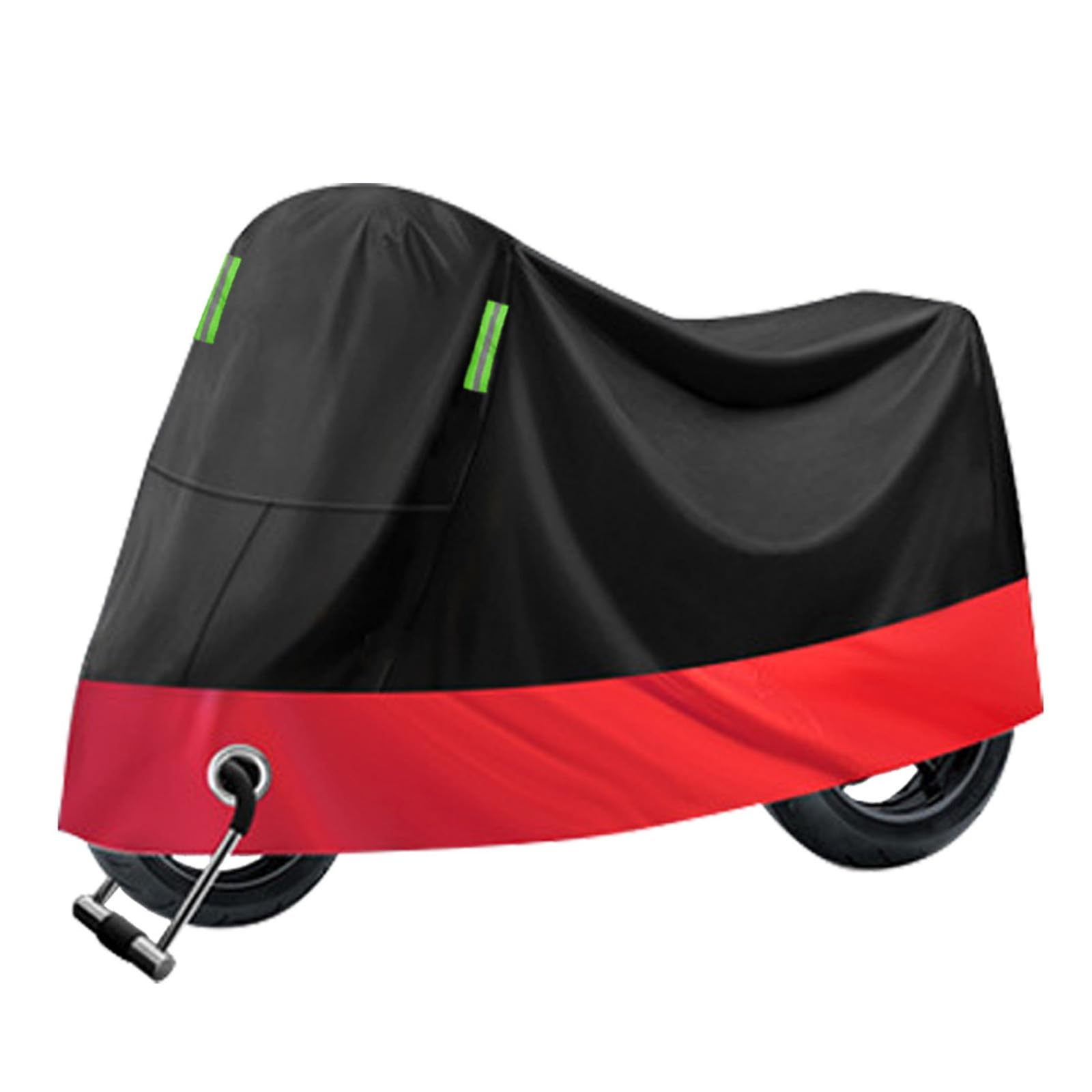 Waterproof Motorcycle Cover compatible for Royal Enfield Mini Bullet – Portable, UV Protection, Dustproof, Anti-Rust Motorbike Storage Cover, All-Weather Protection,E/BlackRed