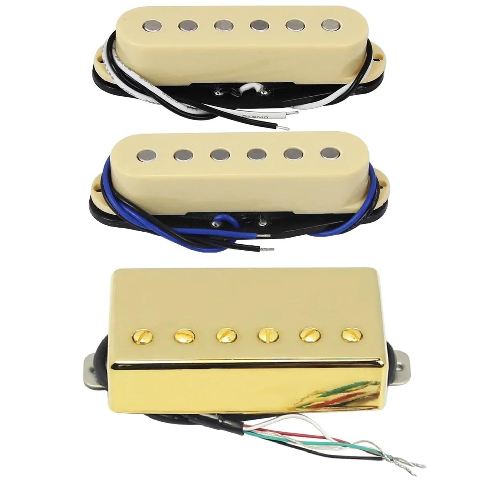 Rofesjonalnych Przetwornik Do Gitary Elektrycznej 3 Częściowy Zestaw Przetworników Gitarowych Alnico 5