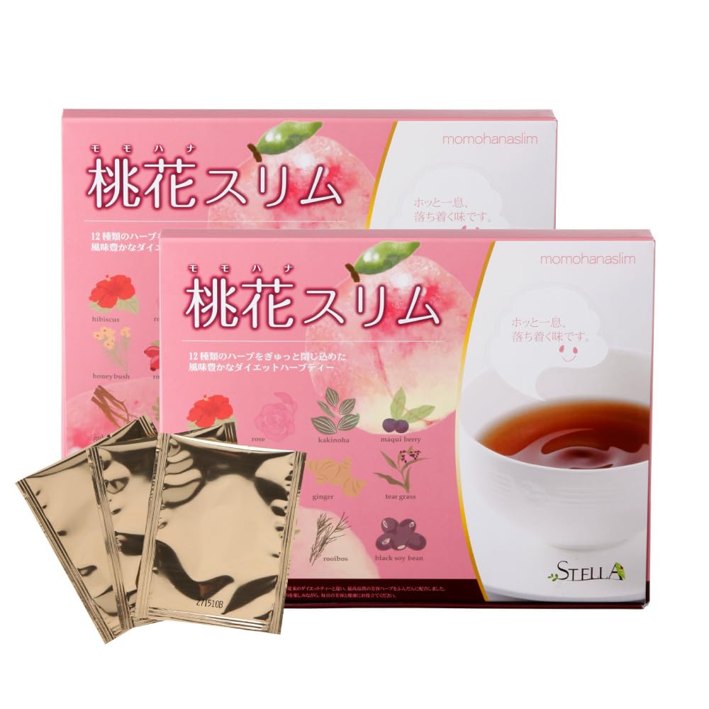 Amazon | 【まとめてお得！】ステラ漢方 桃花スリム（30包×2箱