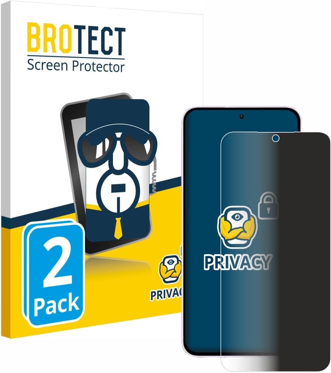 brotect (2 Pack Privacy Screen Protector Compatible with Samsung Galaxy A56 5G (case-Friendly) [Anti-Spy, Protection-Film, Blue Light Filter]