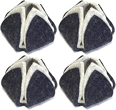 my.d - DerMöbelschuhfürFlüstermöbel - Filzgleiter Möbelgleiter Stuhlbeinschoner Möbelschuh Serie Homeline 4 Stück (anthrazit/Graumeliert)