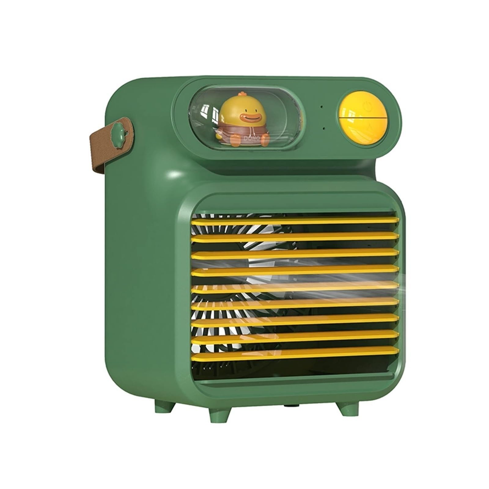 Mini ventilatore portatile con 3 livelli di ventola e USB, silenzioso, con raffreddamento evaporativo e umidificazione, per camera da letto, ufficio e campeggio