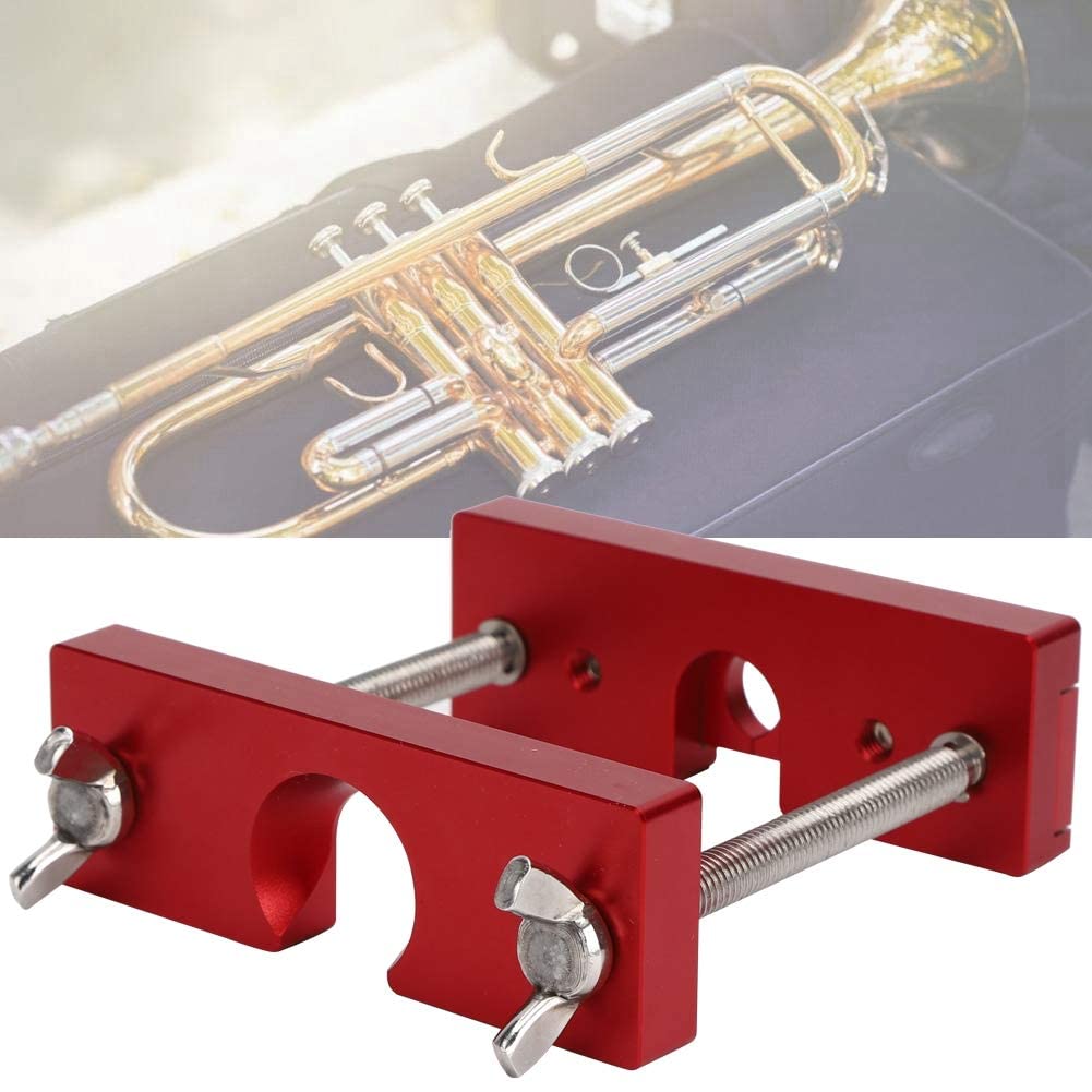 Dilwe Extracteur d'embouchure de Trompette, Accessoires d'instrument de Musique Portables en Aluminium réglables