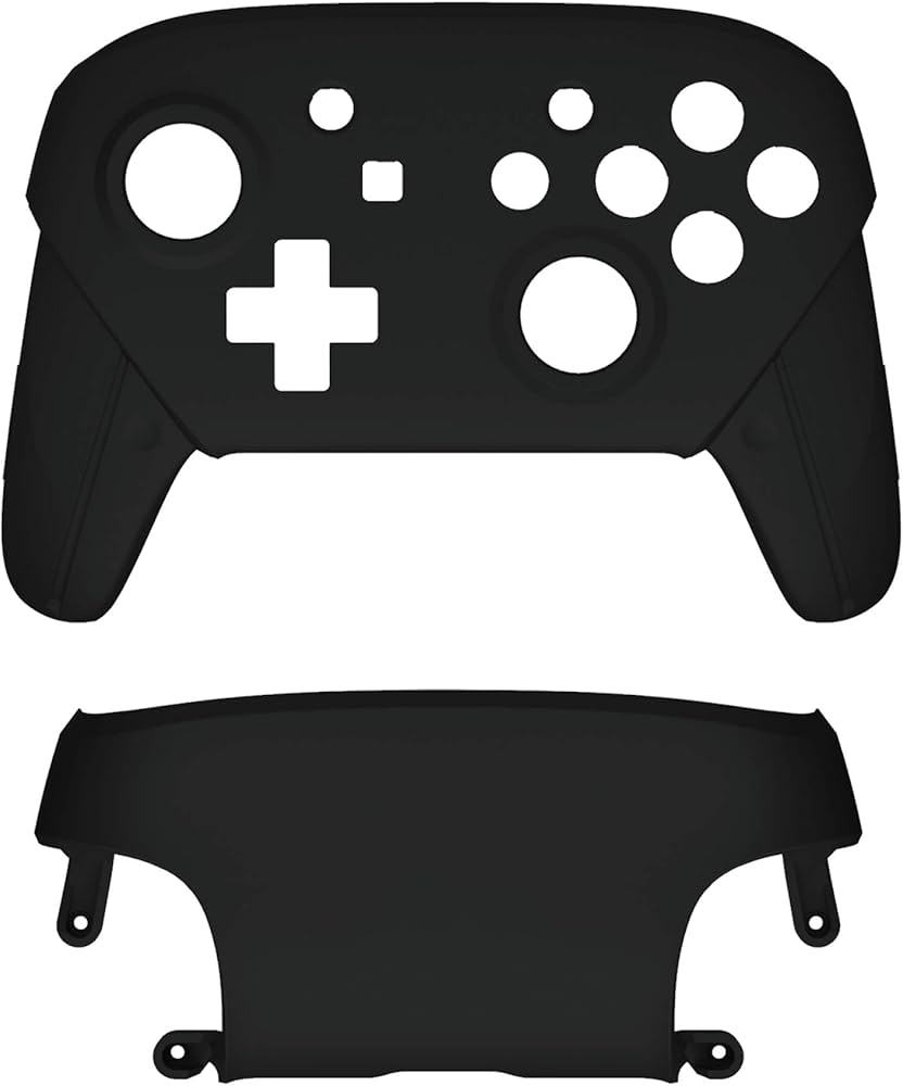 Amazon.com: eXtremeRate Black Faceplate and Backplate for Nintendo