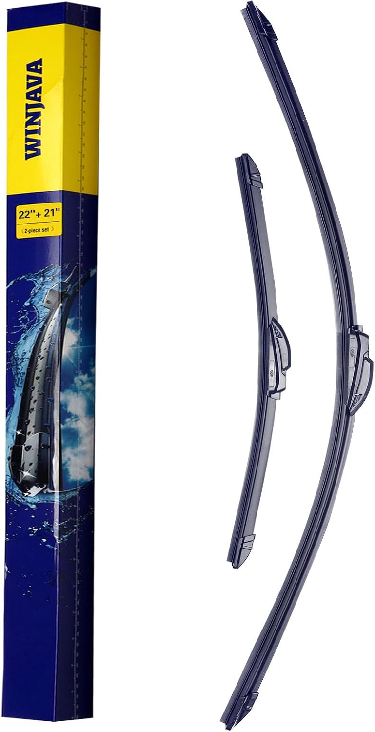 22+21 Inches,Windshield Wiper blades for 2011-2021 Jeep Grand Cherokee, 2011-2021Dodge Durango, 2009-2014Honda Pilot, T 2005-2014 Toyota Tacoma 2005-2014,2013-2023 Jagua F-TYPE,Meet OEM Quality 22 In+21 In