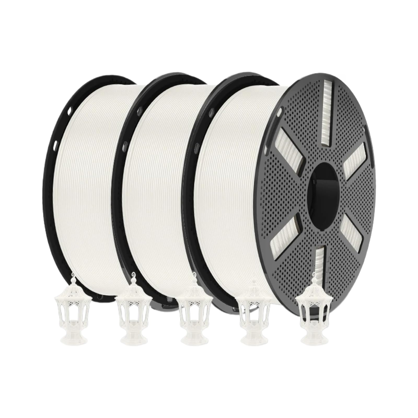 3 Rolls PETG ASA PLA Filament pour imprimante 3D 1.75mm