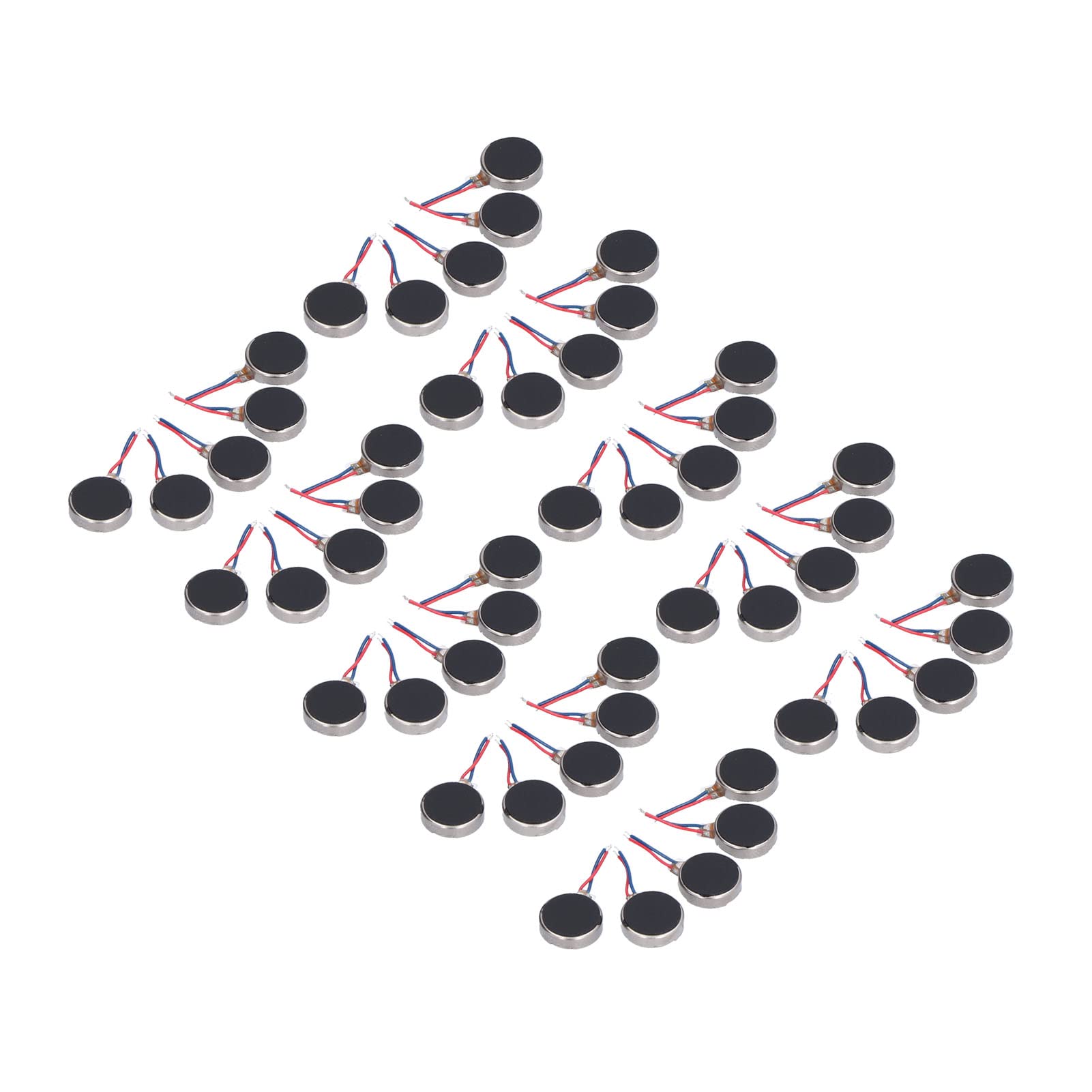 Mini Vibration Motors, Small Lightweight DC 3V 10x2.7mm Low Noise Button  Type Vibrating Motor for Mobile Phone for Tablets