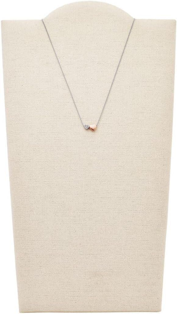 Fossil Women's Sterling Silver or Silver-Tone Stainless Steel Pendant Chain Necklace for Women - Image 3