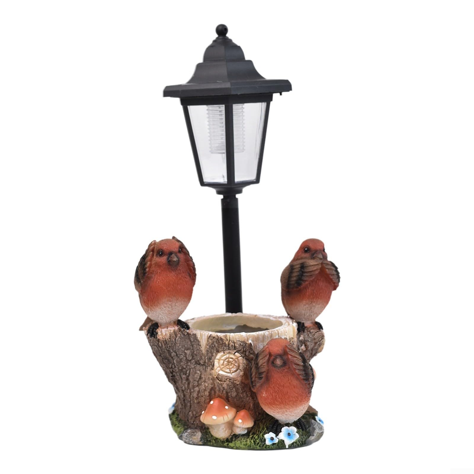 Fauhapyway Statue Oiseau Résine pour décor Jardin Extérieur Étanche