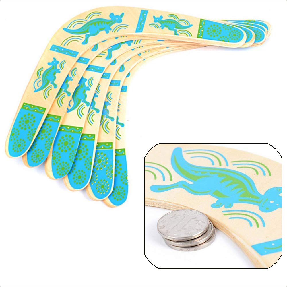 Boomerang Volante Flying Boomerang in Legno a Forma di V Giocattolo in Legno per Sport all'Aria Aperta Boomerang Volante per Bambini e Adulti Boomerang All'aperto Sport Regalo Giocattolo