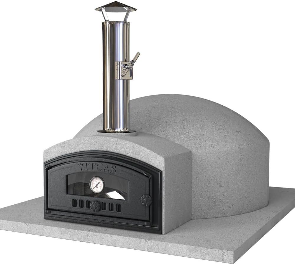 VITCAS DIY Wood Fired Pizza Oven Kit – Build Your Own Pompeii 80 Outdoor Oven