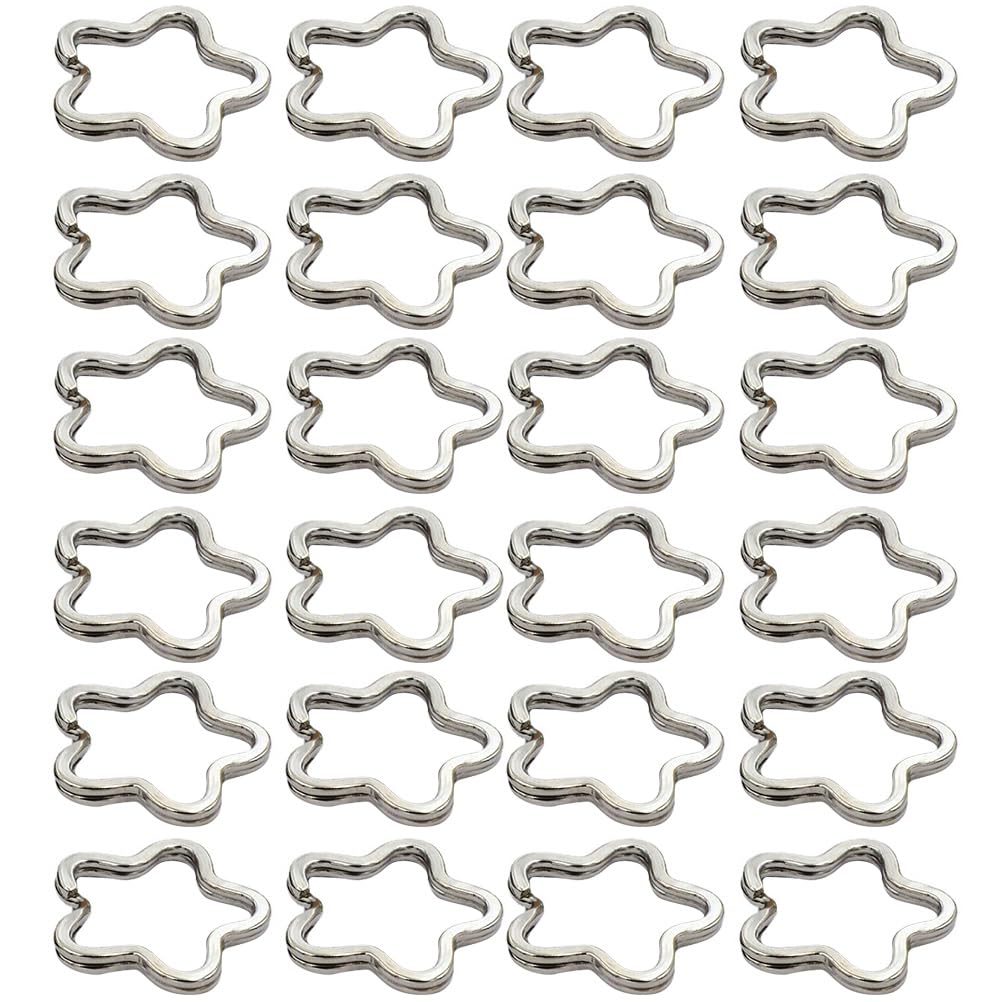Anneaux porte-clés Healvian robustes au fini soigné pour bijoux et créations de luxe