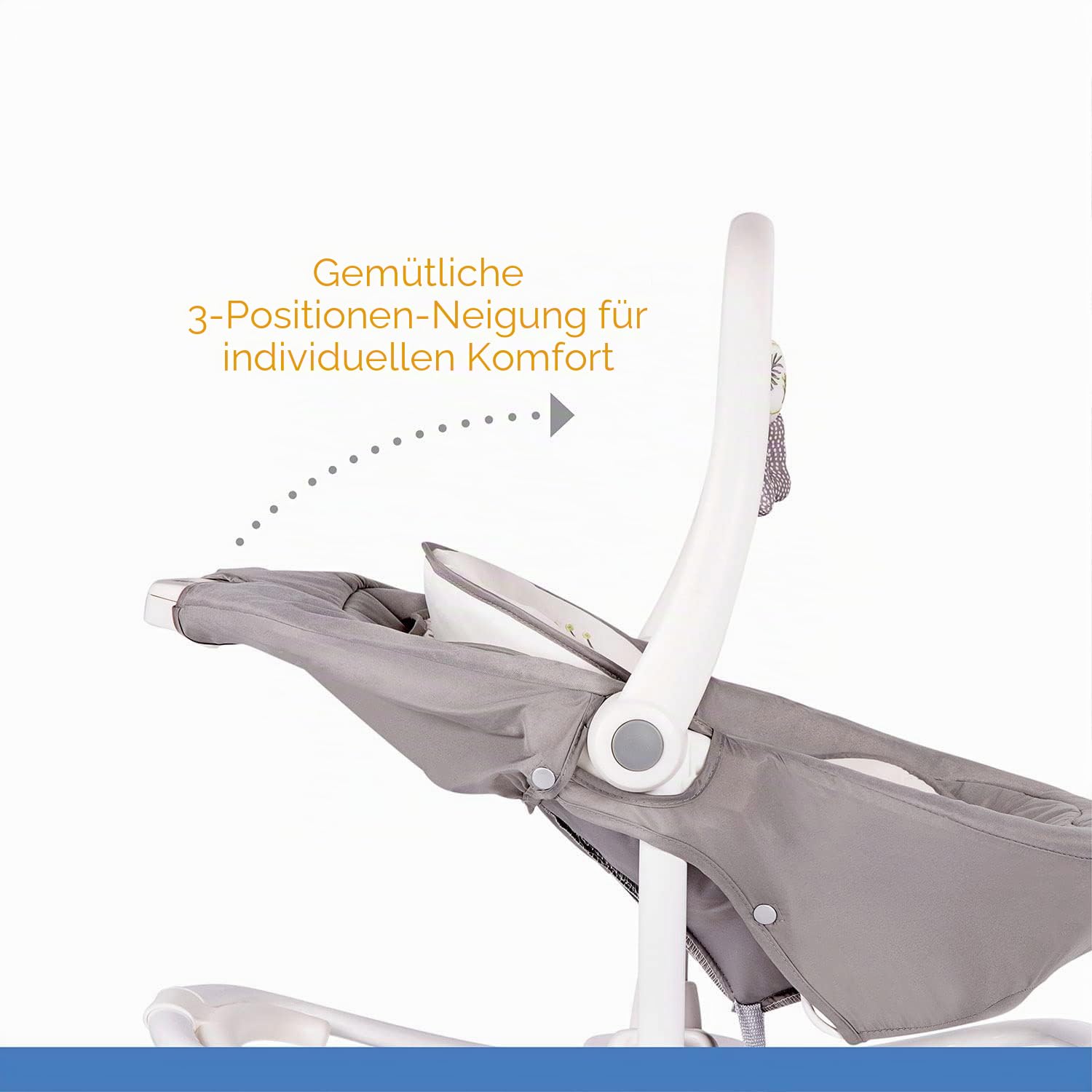 Joie 2in1 Babyschaukel Sansa ab Geburt – 13 kg abnehmbarer Sitz als Babywippe nutzbar – Fern