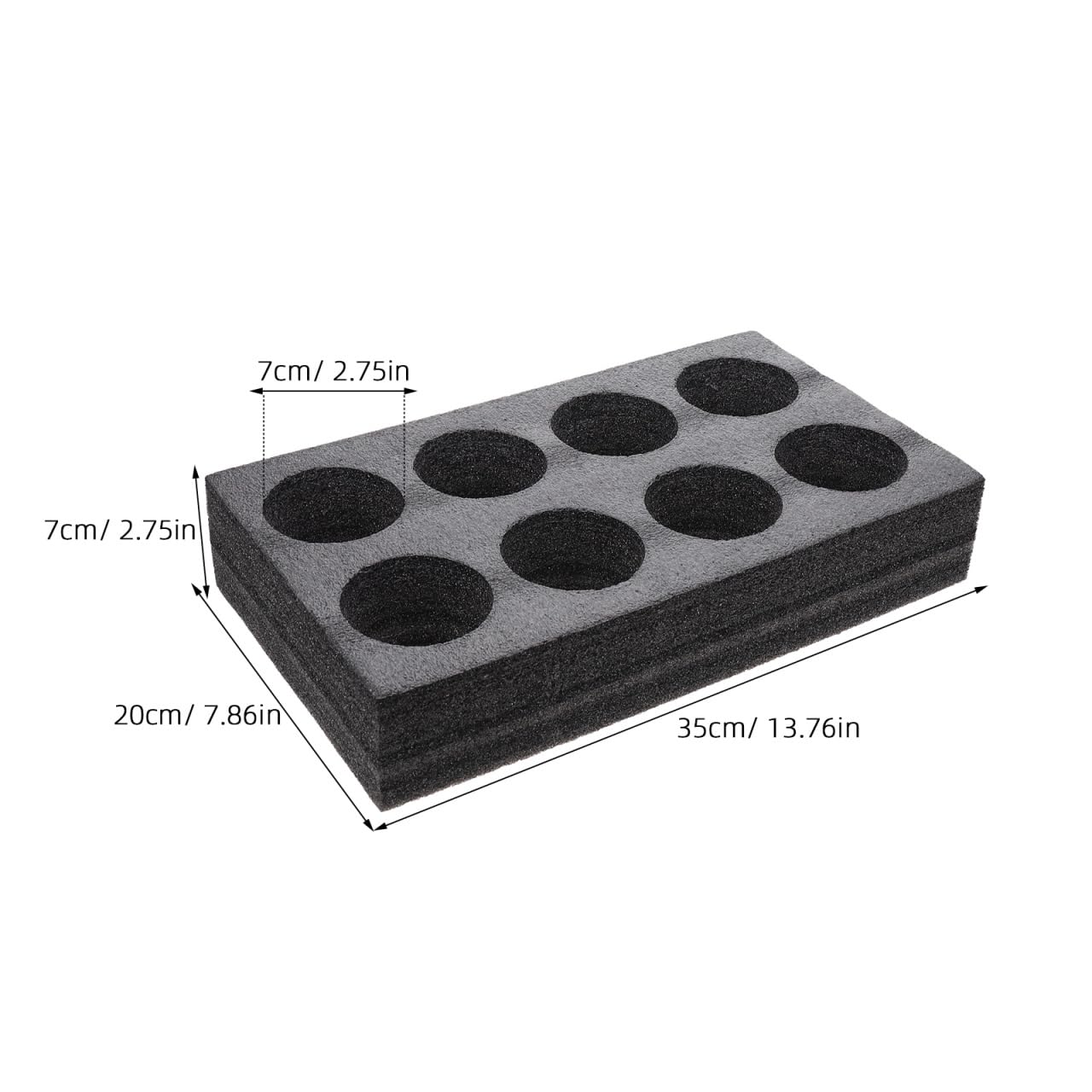 TOPBATHY Plateau Porte-Gobelets à Emporter, Support 8 Tasses pour Café, Thé, Jus et Boissons, Format 35 x 20 x 7 cm pour Restaurants, Cafés et Desserts