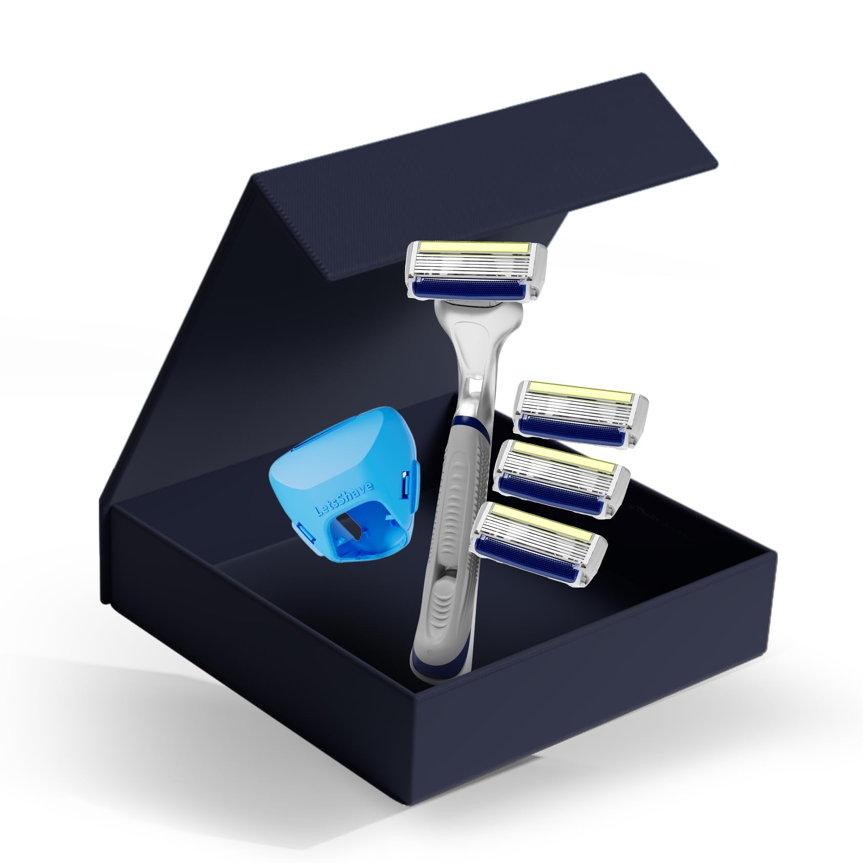 LetsShave Pro 6 Plus Lite Razor Value Set for Men, 1 Handle + 4 Blades & Razor Cap (Pack of 6), Razor for Men, Face & Head Shaving Kit (B08DS9ZC5N) Amazon Price History, Amazon Price Tracker