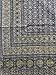 Sophia-Art Blue Cotton Kantha Quilt, Twin Size, Hand Stitch Ajrakh Bed-Cover, Indian Bohemian, Multi, 60