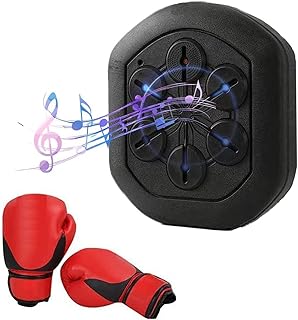 Breadom Music Electronic Boxing Wall Target, Boxing Reaction Target Boxing Machine, Music Boxing Target, Speed Hand Eye Reaction And Coordination Boxing Equipment For Kids And Adults