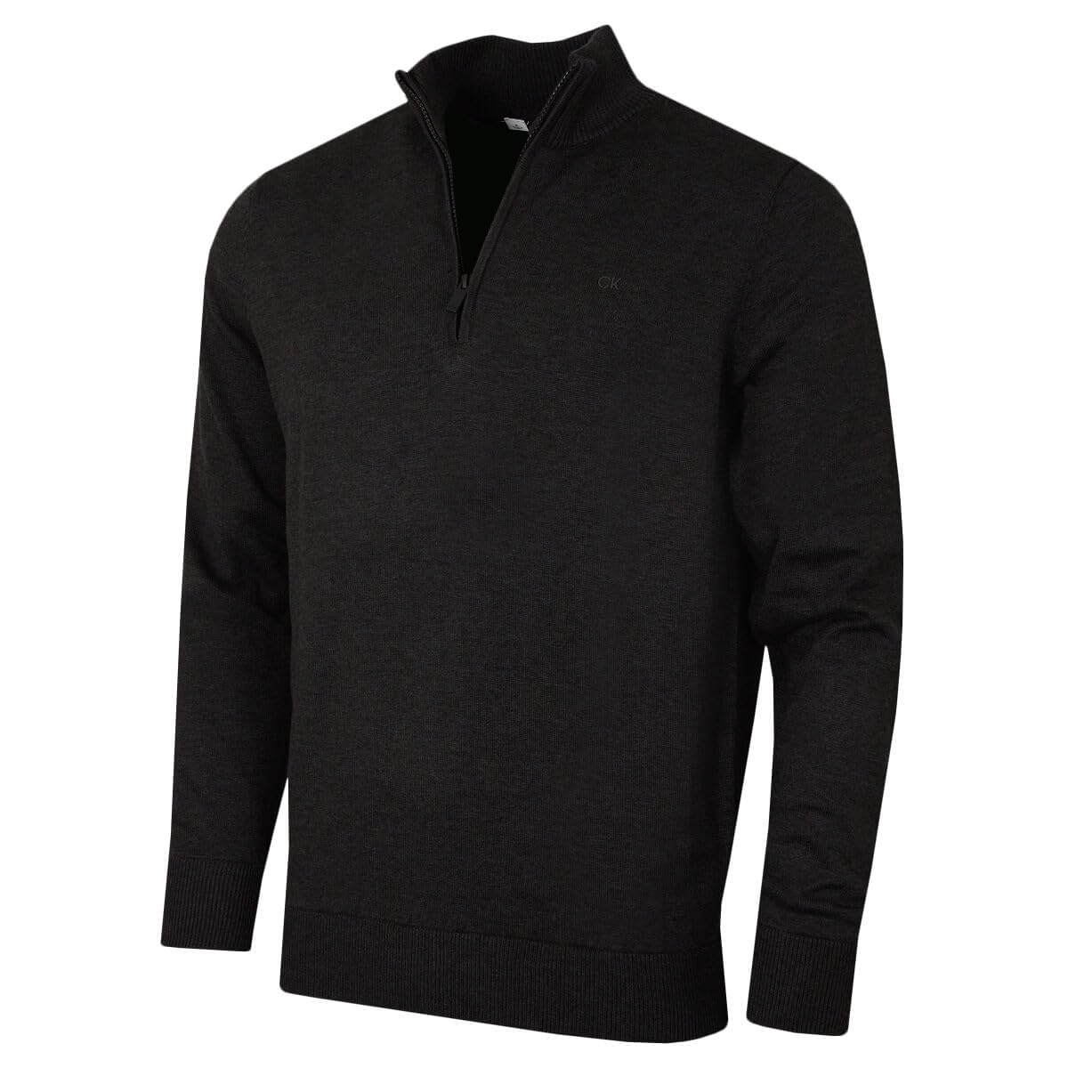 Calvin Klein Mens Campus 1/2 Zip Sweater - Graphite - XXXXXL