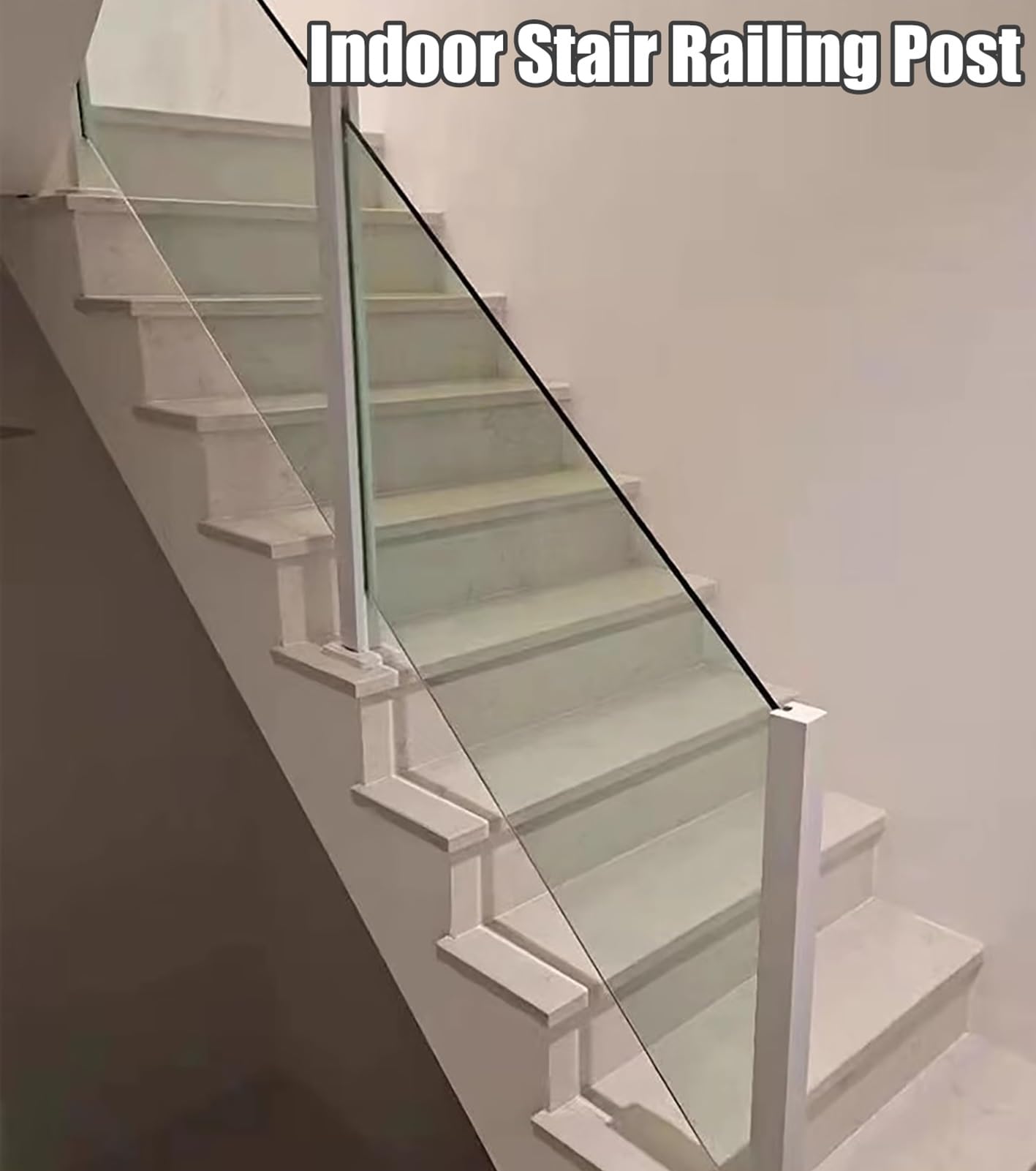 Morsetto per ringhiera in metallo per scale, balcone, patio, migliora la sicurezza e lo stile della tua casa, ideale per soluzioni di recinzione in vetro