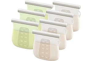 Reusable Breast Milk Storage Bags | Premium Silicone Breast Milk Storage Bags Freezer