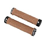 FIFTY-FIFTY Double Lock-On Mountain Bike Grips, Bicycle Handlebar Locking Grips, Non-Slip MTB Handle (Gum)