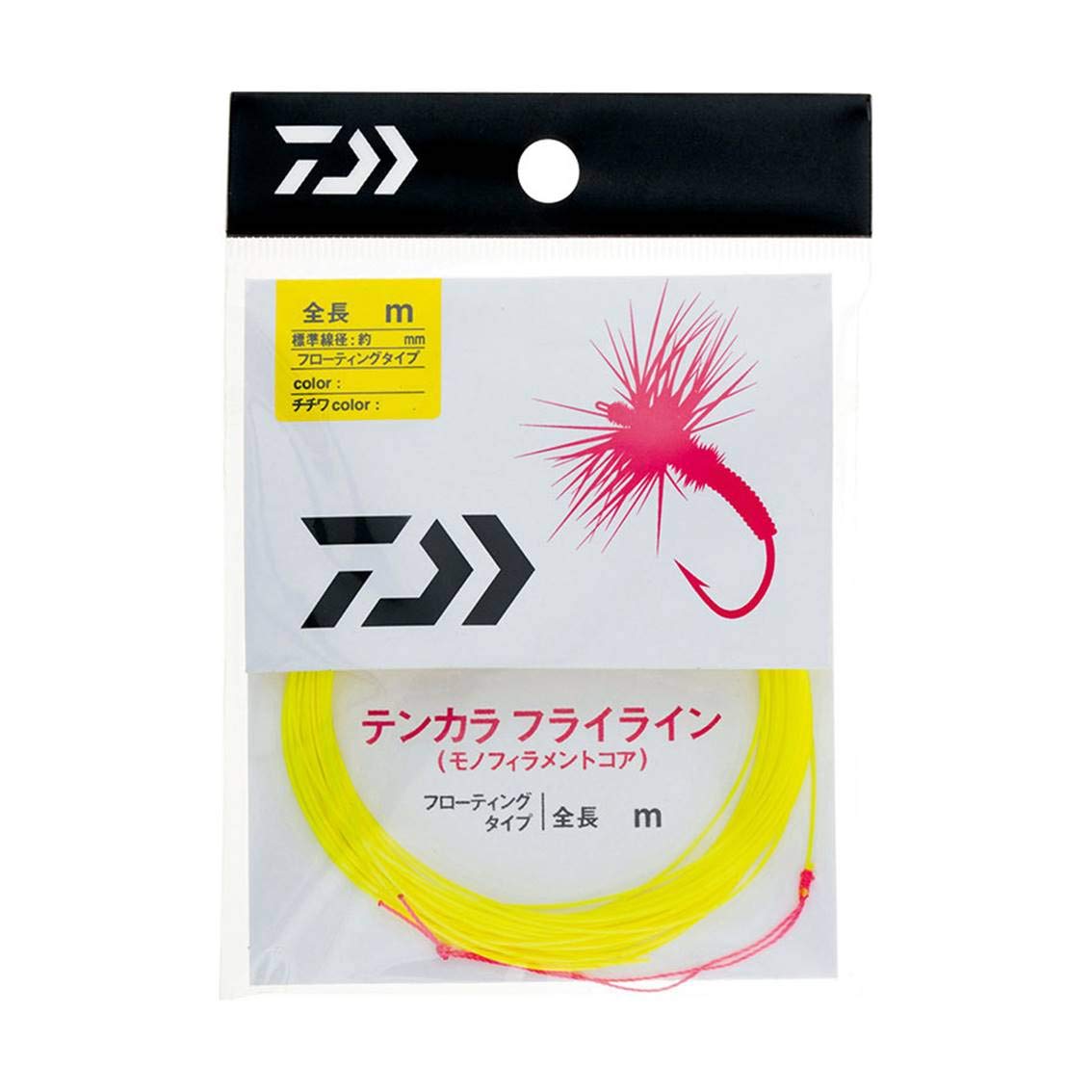 Daiwa (Daiwa) Nylon line Tenkara 4m Yellow/Yellow