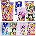 Babioms 80pcs Bolsas Cumpleaños, Cartoon Bolsas para Chuches, para Fiestas,Ceremonias de Graduación, Bodas, Mickey Minnie（25 x 16 cm）