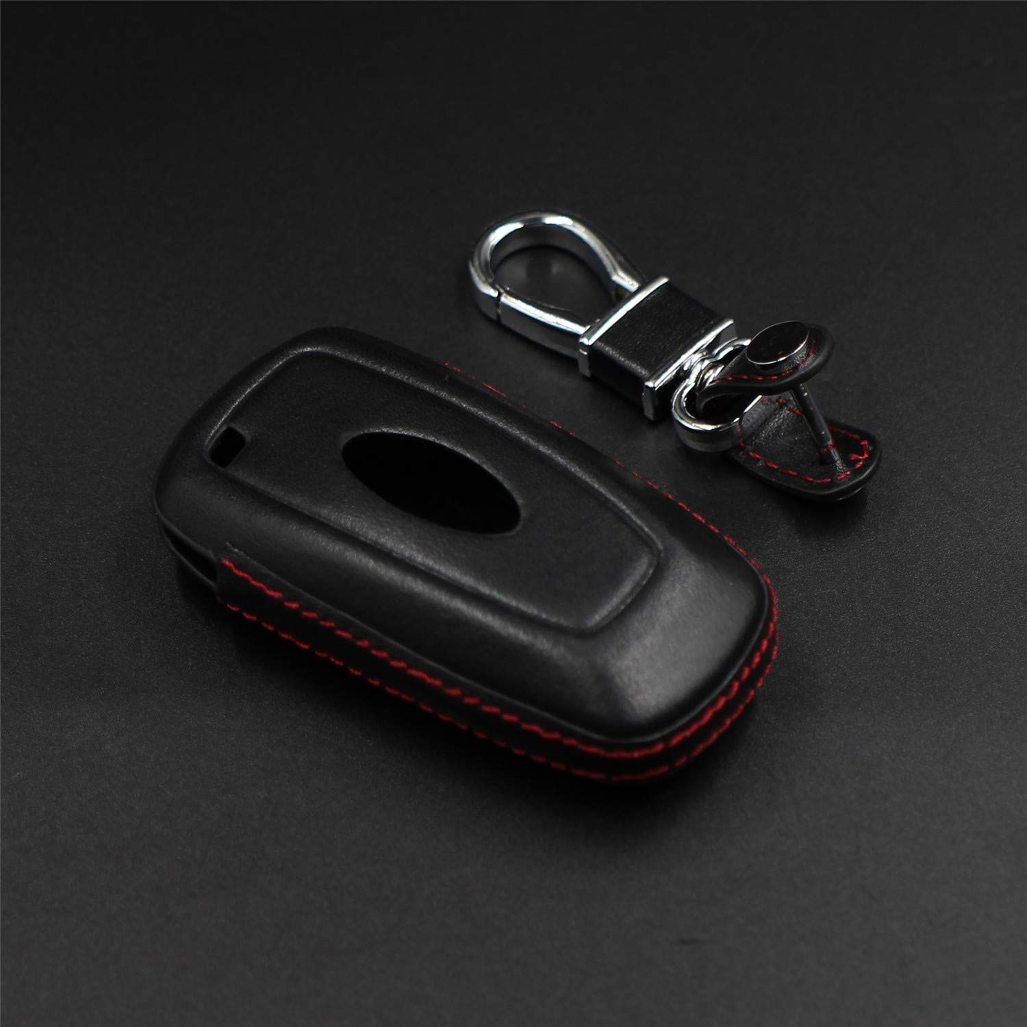 M.JVisun Cover Silicone Per Chiave Ford Con Portachiavi - Per F-150, Explorer, Mustang E Altri