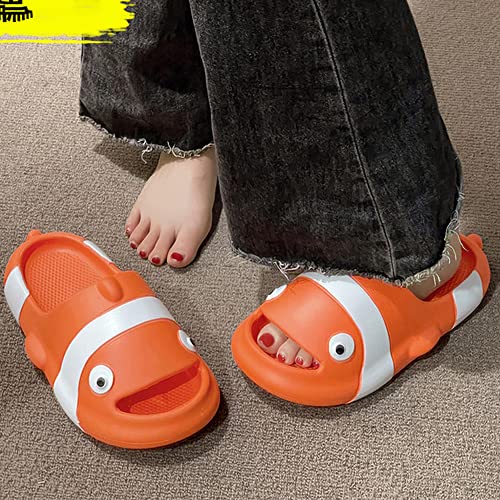 Fish Sides Fish slippers Fish Sandale Shoes Shark Open Toe Slippers Novelty Men Shower Shoes Women2