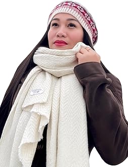 Luxury Soft Nepali Unisex High Cashmere Blend - Shawl/Stole.