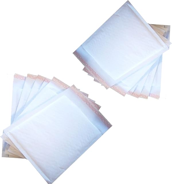 50 x White Padded Bubble Lined 240x320mm A4 Quality Protective Envelopes STG 7
