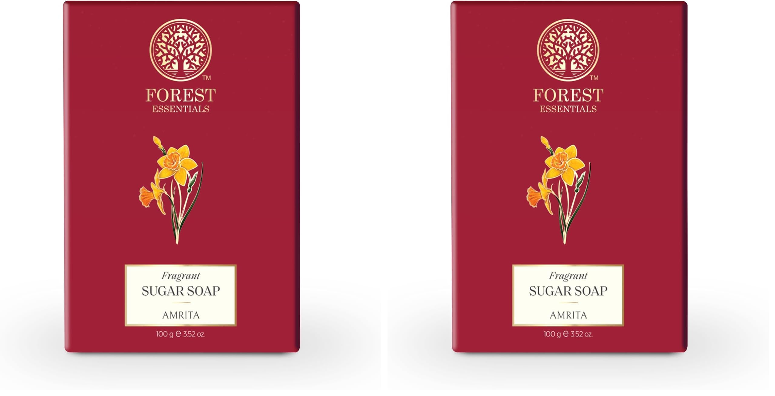 Forest Essentials Nargis Soap | Ayurvedic Scented Handmade Bath Soap | Gently Cleanses & Softens Skin | With Natural Oils & Raw Cane Sugar (Pack of 2)-image-46