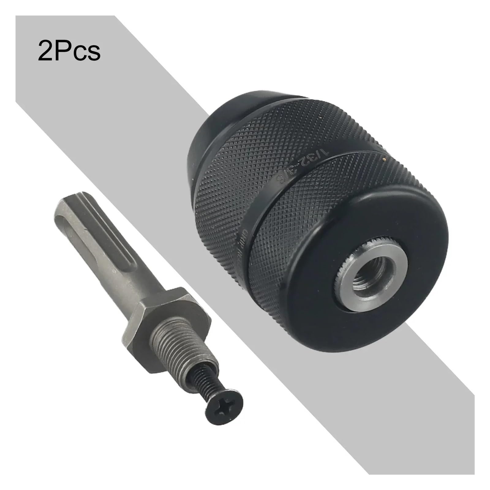Uchwyt wiertarski i adapter SDS Plus 3/8-24UNF 0,8 mm-10 mm bezkluczowy metal z szybkowymienną narzędziami ręcznymi(Chuck SDS Adapter)